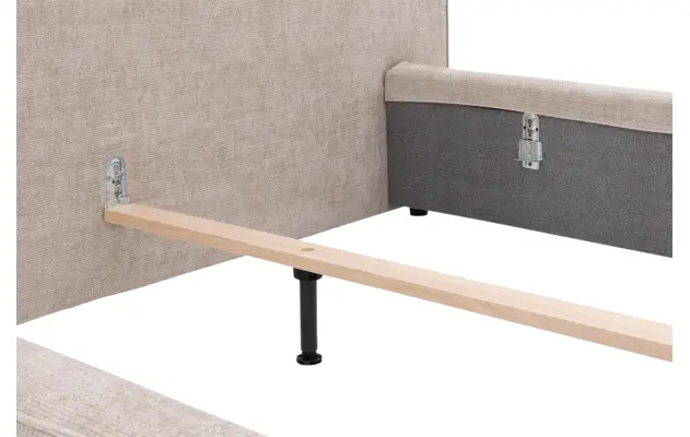 Goossens bedframe trentino beige stof - 8233654-goossens-trentino-bedframe-stof-08