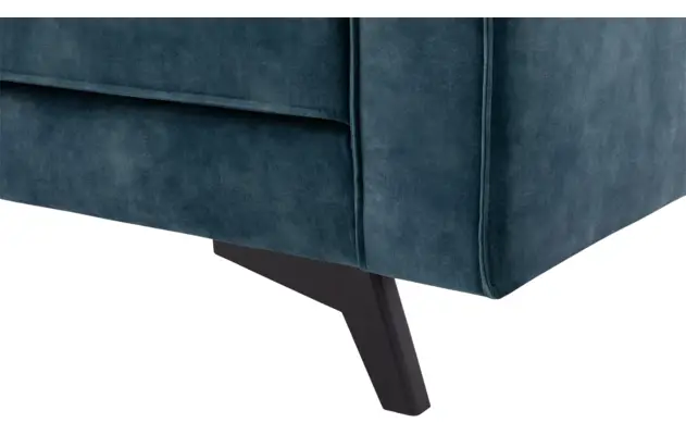 Goossens hoekbank chambre blauw stof - 8233695-gespiegeld-09