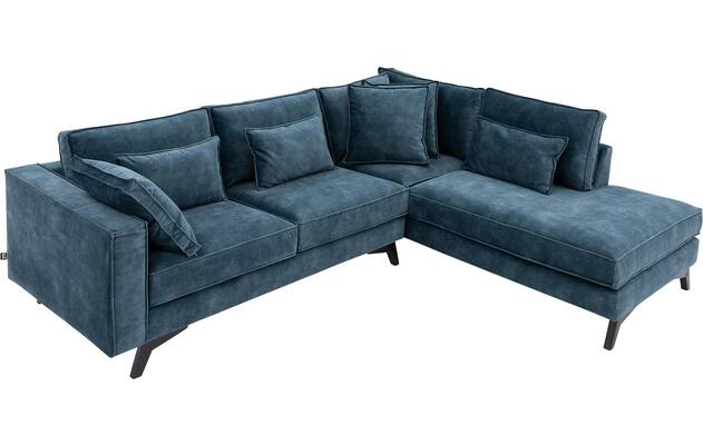 Goossens hoekbank chambre blauw stof - 8233695-goossens-chambre-bank-stof-blauw-05
