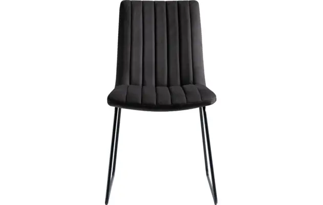 Goossens eetkamerstoel manta zwart stof - 8233722-goossens-manta-eetkamerstoel-stof-zwart-01
