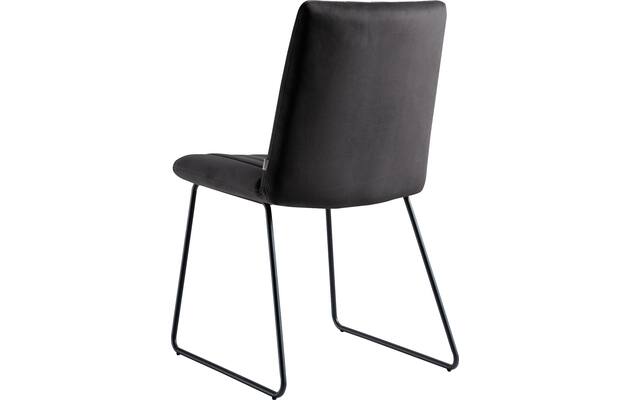 Goossens eetkamerstoel manta zwart stof - 8233722-goossens-manta-eetkamerstoel-stof-zwart-03
