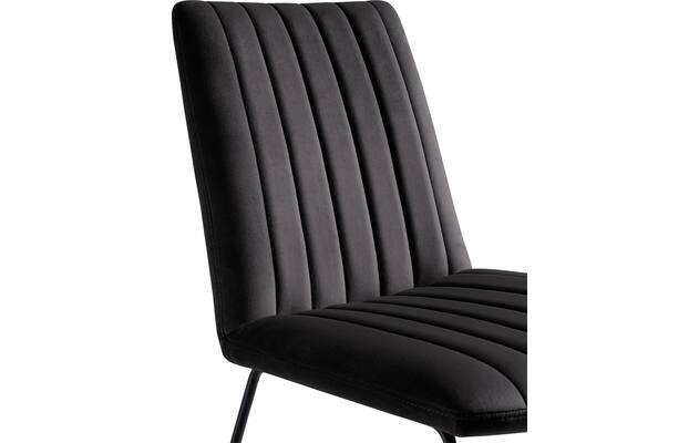 Goossens eetkamerstoel manta zwart stof - 8233722-goossens-manta-eetkamerstoel-stof-zwart-05