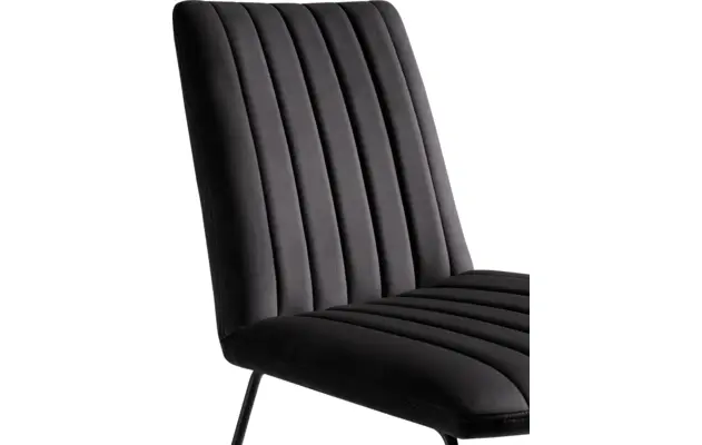 Goossens eetkamerstoel manta zwart stof - 8233722-goossens-manta-eetkamerstoel-stof-zwart-05