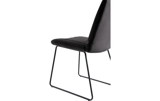 Goossens eetkamerstoel manta zwart stof - 8233722-goossens-manta-eetkamerstoel-stof-zwart-07
