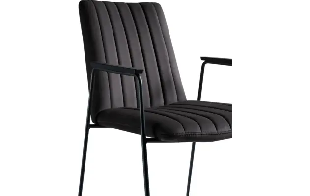 Goossens eetkamerstoel manta zwart stof - 8233725-goossens-manta-eetkamerstoel-stof-zwart-03