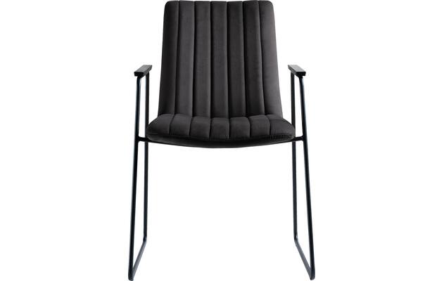 Goossens eetkamerstoel manta zwart stof - 8233725-goossens-manta-eetkamerstoel-stof-zwart-05