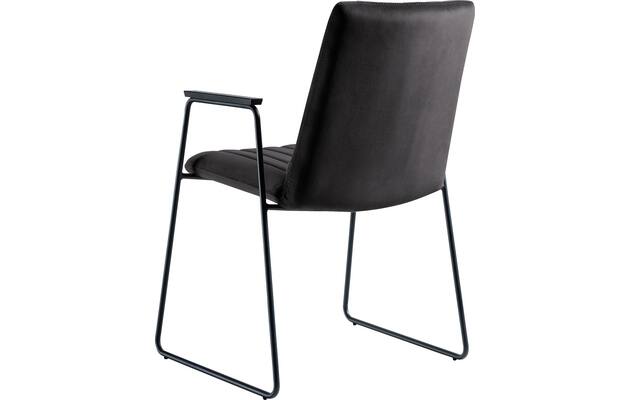 Goossens eetkamerstoel manta zwart stof - 8233725-goossens-manta-eetkamerstoel-stof-zwart-06