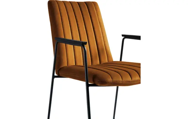 Goossens eetkamerstoel manta goud stof - 8233727-goossens-manta-eetkamerstoel-stof-goud-04