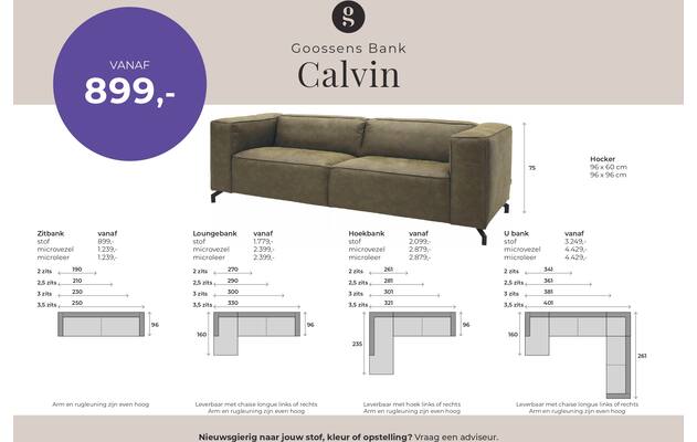 Goossens hoekbank calvin bruin micro leer - 8234453-goossens-calvin-bank-micro-leer-groen-01