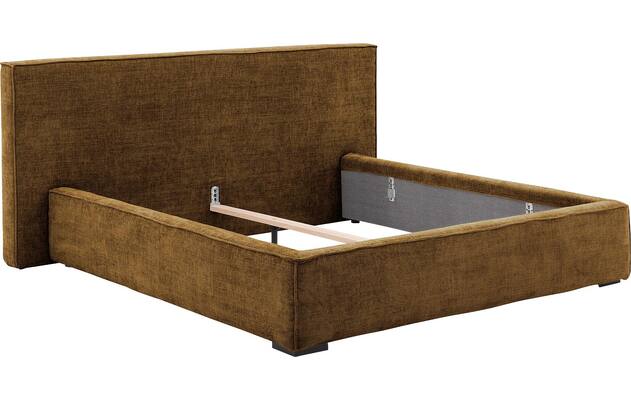 Goossens bedframe trentino bruin stof - 8234531-goossens-trentino-bedframe-stof-07
