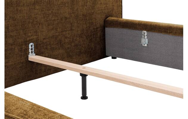 Goossens bedframe trentino bruin stof - 8234531-goossens-trentino-bedframe-stof-08