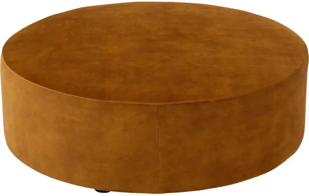 Goossens poef arendal geel stof - 8234583-goossens-senne-kleinmeubel-stof-02