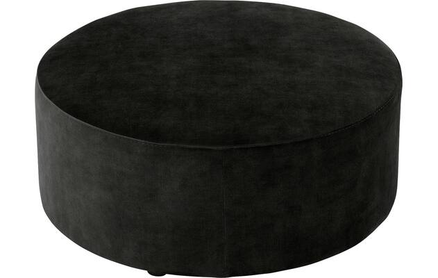 Goossens poef arendal zwart stof - 8234589-goossens-senne-kleinmeubel-stof-02