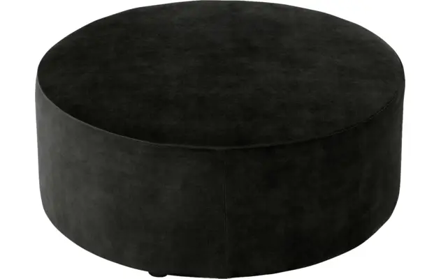 Goossens poef arendal zwart stof - 8234589-goossens-senne-kleinmeubel-stof-02