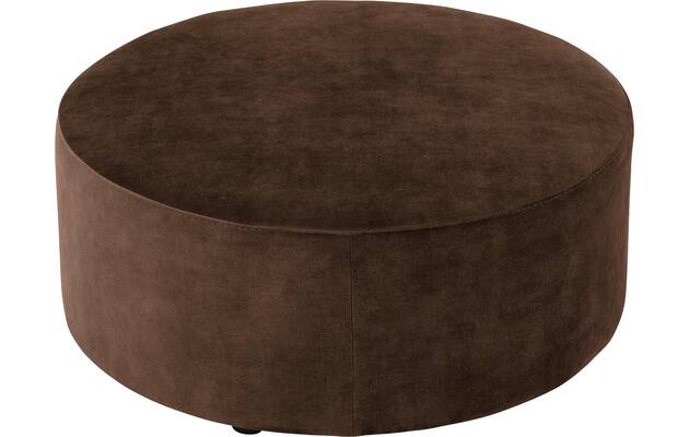 Goossens poef arendal bruin stof - 8234594-goossens-senne-kleinmeubel-stof-02