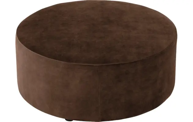 Goossens poef arendal bruin stof - 8234594-goossens-senne-kleinmeubel-stof-02