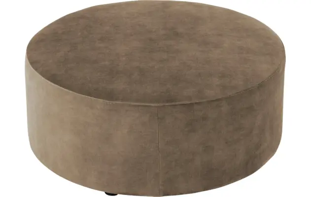 Goossens poef arendal bruin stof - 8234599-goossens-senne-kleinmeubel-stof-02