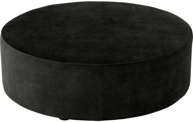 Goossens poef arendal zwart stof - 8234612-goossens-senne-kleinmeubel-stof-02