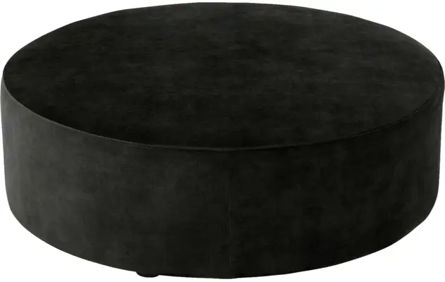 Goossens poef arendal zwart stof - 8234612-goossens-senne-kleinmeubel-stof-02