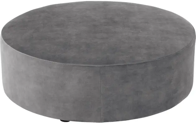 Goossens poef arendal grijs stof - 8234614-goossens-senne-kleinmeubel-stof-02