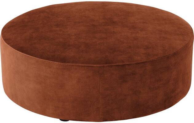 Goossens poef arendal bruin stof - 8234616-goossens-senne-kleinmeubel-stof-02