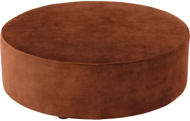 Goossens poef arendal bruin stof - 8234616-goossens-senne-kleinmeubel-stof-02