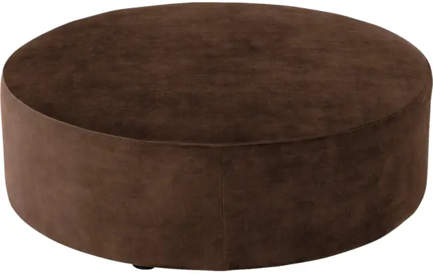Goossens poef arendal bruin stof - 8234617-goossens-senne-kleinmeubel-stof-02