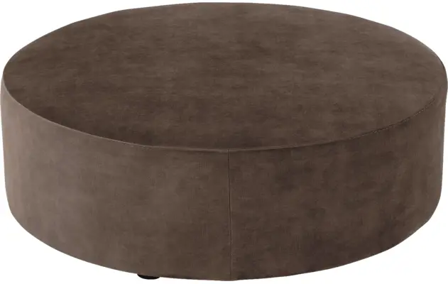Goossens poef arendal bruin stof - 8234618-goossens-senne-kleinmeubel-stof-02