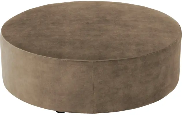 Goossens poef arendal bruin stof - 8234622-goossens-senne-kleinmeubel-stof-02
