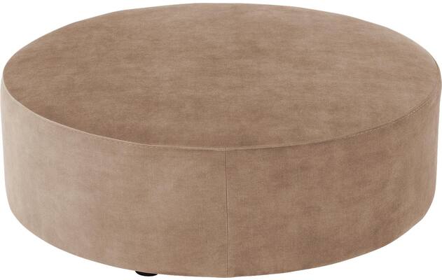 Goossens poef arendal bruin stof - 8234627-goossens-senne-kleinmeubel-stof-02