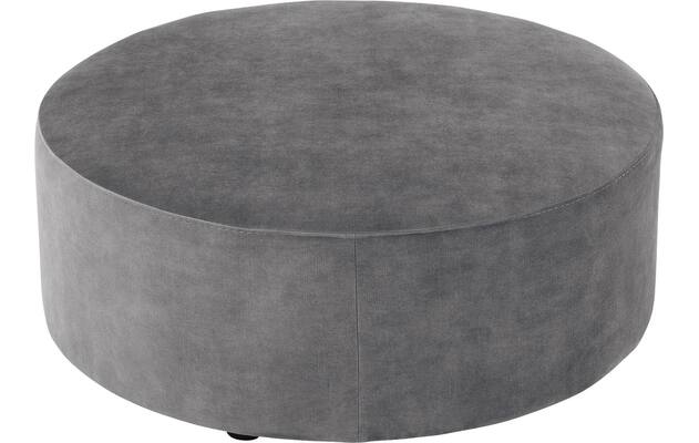 Goossens poef arendal grijs stof - 8234637-goossens-senne-kleinmeubel-stof-02