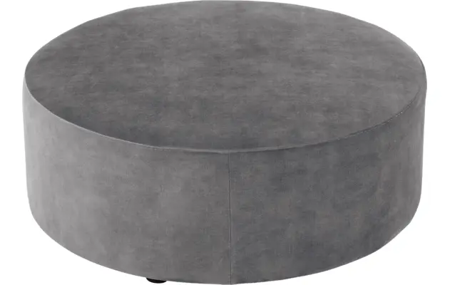 Goossens poef arendal grijs stof - 8234637-goossens-senne-kleinmeubel-stof-02