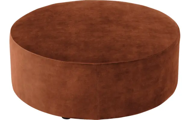 Goossens poef arendal bruin stof - 8234639-goossens-senne-kleinmeubel-stof-02