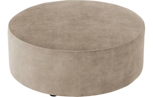 Goossens poef arendal beige stof - 8234644-goossens-senne-kleinmeubel-stof-02