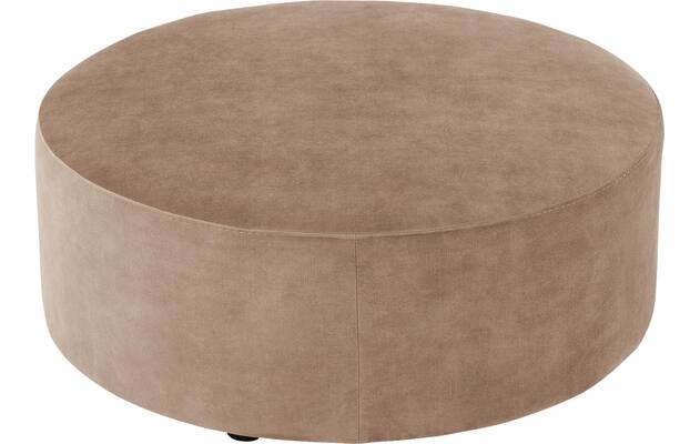 Goossens poef arendal bruin stof - 8234650-goossens-senne-kleinmeubel-stof-02