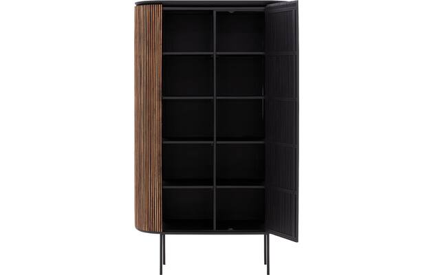 Goossens opbergkast adel bruin teak - 8234670-goossens-adel-opbergkast-teak-02