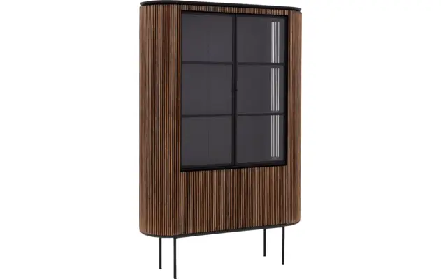 Goossens vitrinekast adel bruin teak - 8234671-goossens-adel-vitrinekast-teak-03