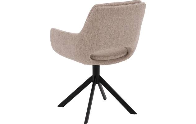 Goossens eetkamerstoel daisy beige stof - 8234673-goossens-daisy-eetkamerstoel-stof-bruin-02