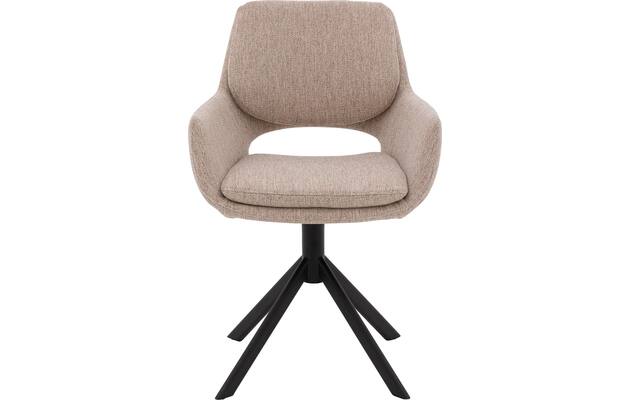 Goossens eetkamerstoel daisy beige stof - 8234673-goossens-daisy-eetkamerstoel-stof-bruin-03