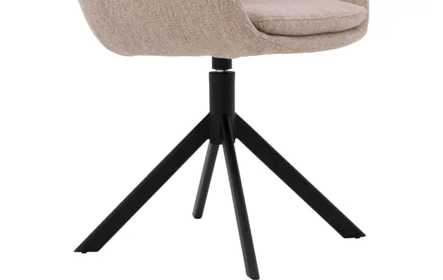 Goossens eetkamerstoel daisy beige stof - 8234673-goossens-daisy-eetkamerstoel-stof-bruin-05
