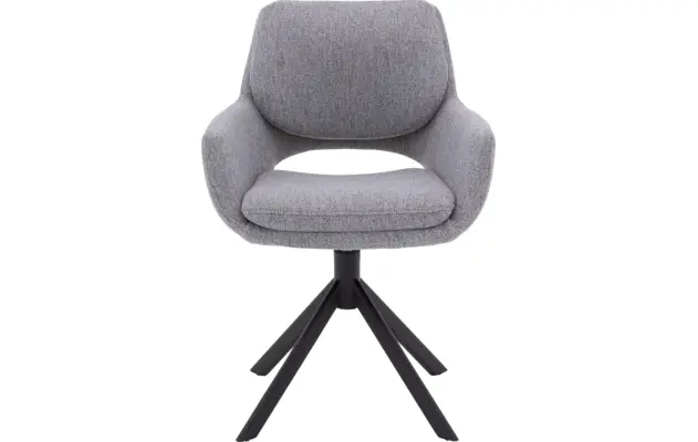 Goossens eetkamerstoel daisy grijs stof - 8234674-goossens-daisy-eetkamerstoel-stof-grijs-03