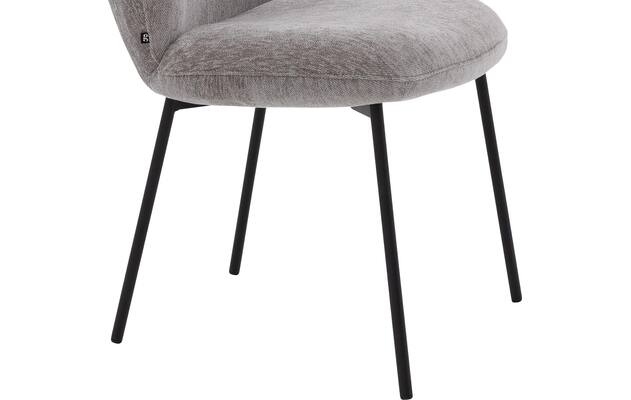 Goossens basic eetkamerstoel eller bruin stof - 8234677-goossens-eller-eetkamerstoel-stof-bruin-06