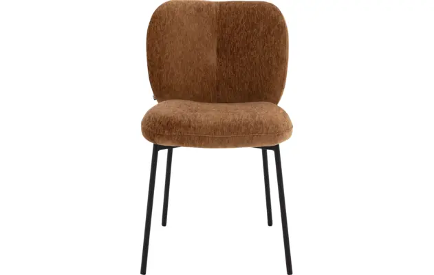 Goossens basic eetkamerstoel eller bruin stof - 8234679-goossens-eller-eetkamerstoel-stof-bruin-03