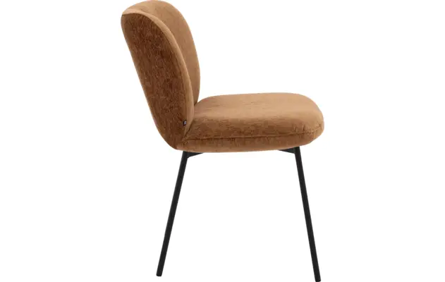 Goossens basic eetkamerstoel eller bruin stof - 8234679-goossens-eller-eetkamerstoel-stof-bruin-04