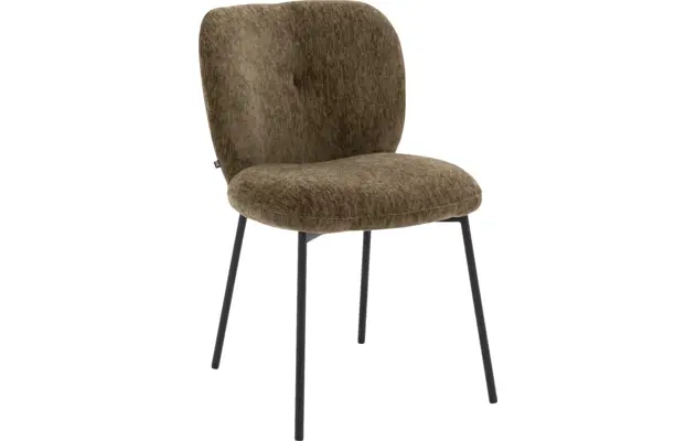 Goossens basic eetkamerstoel eller groen stof - 8234680-goossens-eller-eetkamerstoel-stof-groen-01
