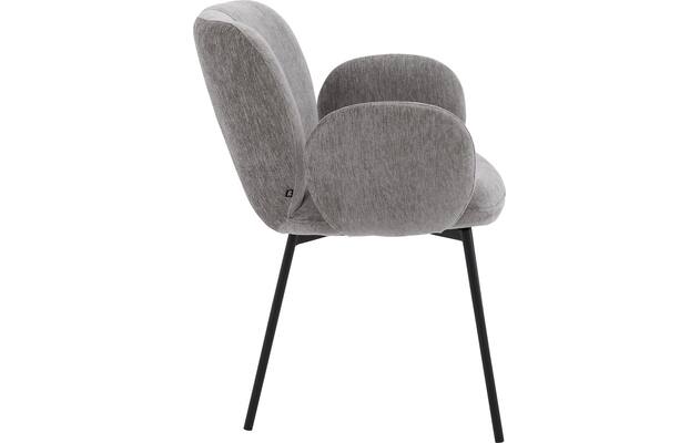 Goossens basic eetkamerstoel eller bruin stof - 8234681-goossens-eller-eetkamerstoel-stof-bruin-04