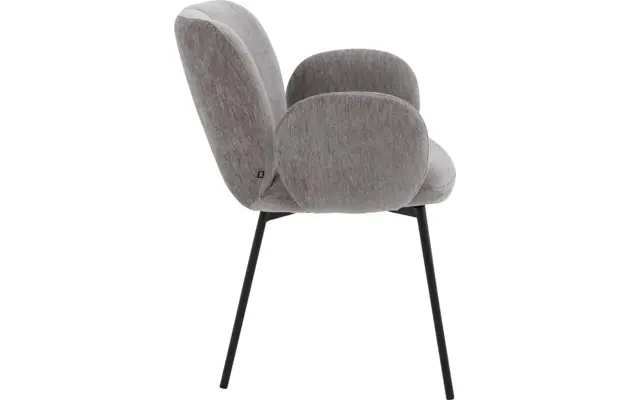 Goossens basic eetkamerstoel eller bruin stof - 8234681-goossens-eller-eetkamerstoel-stof-bruin-04