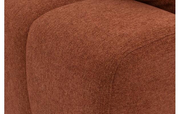 Goossens excellent loungebank kubus bruin stof - 8234719-gespiegeld-17