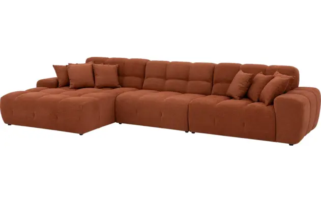 Goossens excellent loungebank kubus bruin stof - 8234719-goossens-excellent-kubus-bank-stof-oranje-02