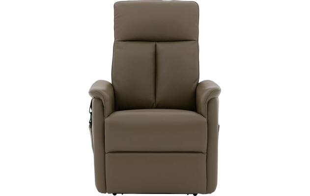 Goossens relaxstoel troyes groen leer - 8234735-goossens-troyes-fauteuil-leer-03